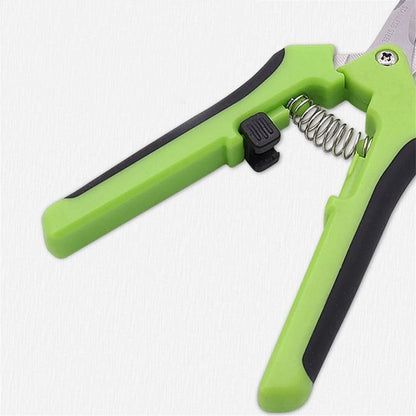 1Pc Stainless Steel Branch Pruning Shears Garden Orchard Plant Flower Fruit Tree Branch Grafting Scissors Straight and Bend Head