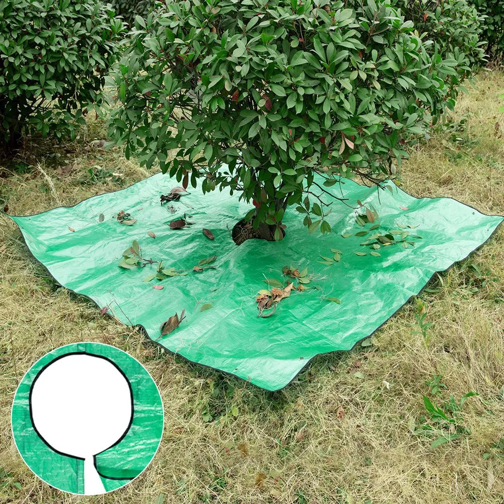 Plant Trimming Tarp Outdoor Leaf Storage Mat Easy Clean Garden Blanket Pruning Cleanup Mat Foldable Garden Tarp