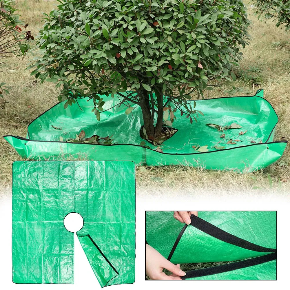Plant Trimming Tarp Outdoor Leaf Storage Mat Easy Clean Garden Blanket Pruning Cleanup Mat Foldable Garden Tarp