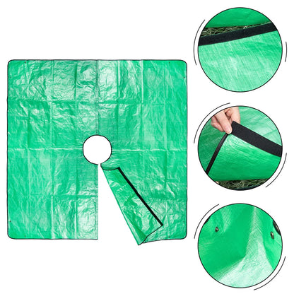 Plant Trimming Tarp Outdoor Leaf Storage Mat Easy Clean Garden Blanket Pruning Cleanup Mat Foldable Garden Tarp